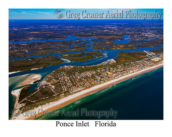 Aerial Photo of Ponce Inlet, Florida