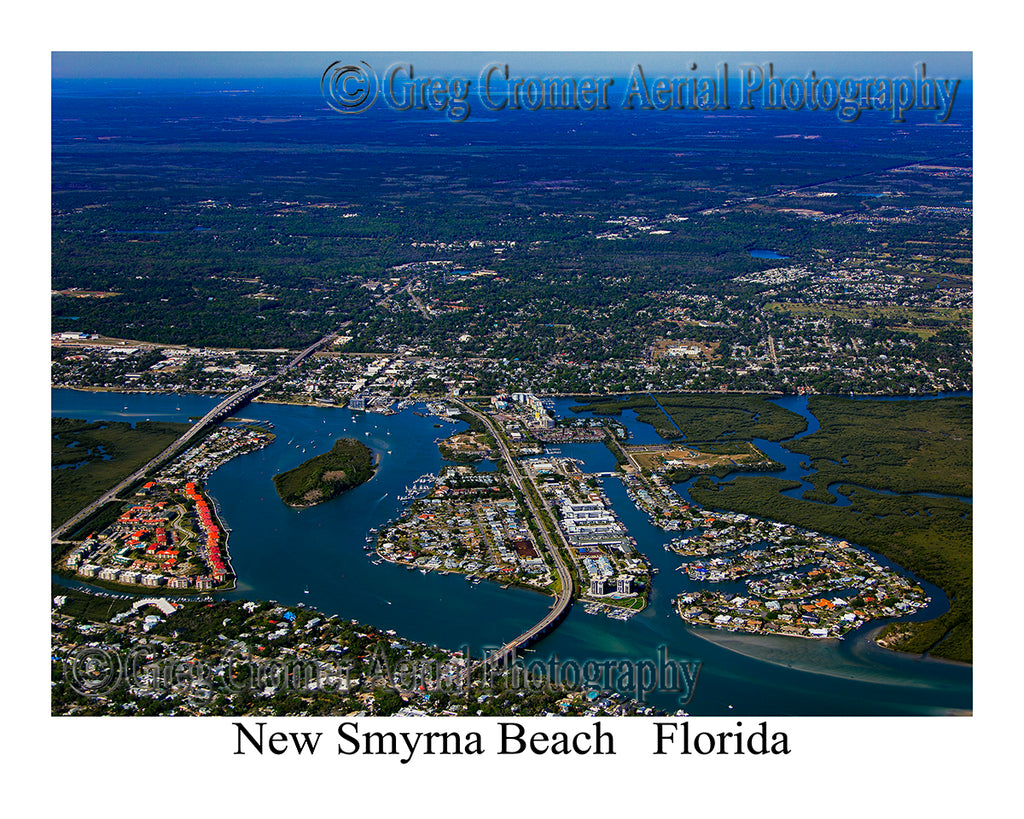 Aerial Photo of New Smyrna Beach, Florida