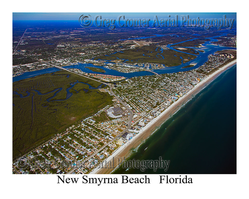 Aerial Photo of New Smyrna Beach, Florida