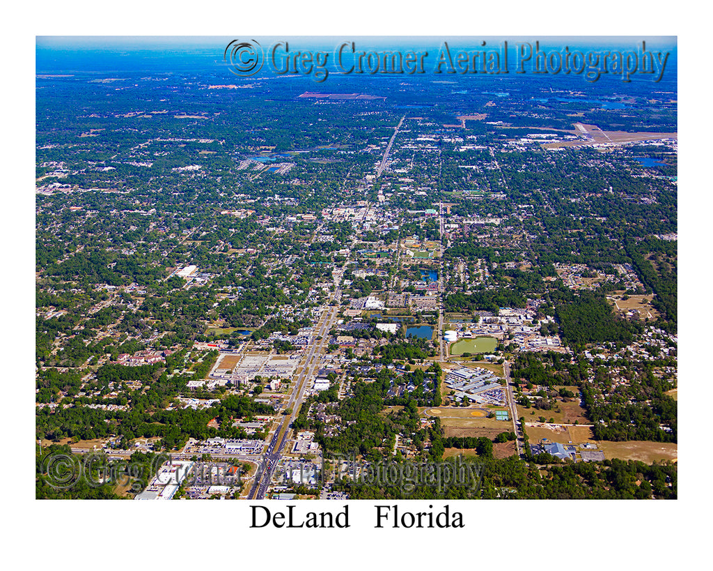 Aerial Photo of Deland, Florida