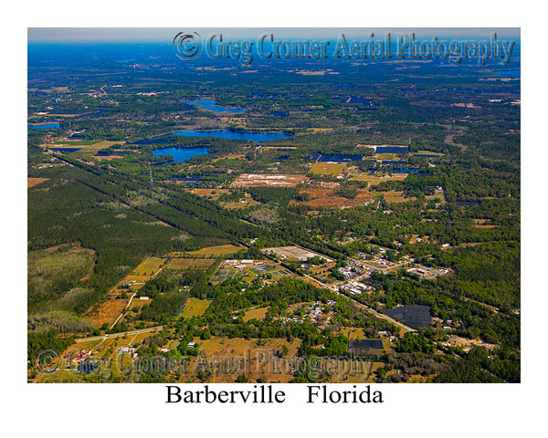 Aerial Photo of Barberville, Florida
