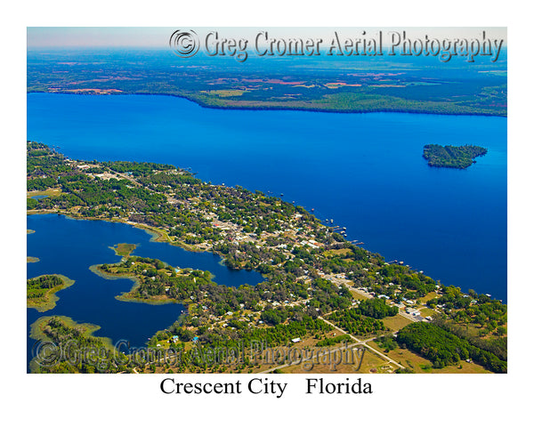 Aerial Photo of Crescent City, Florida