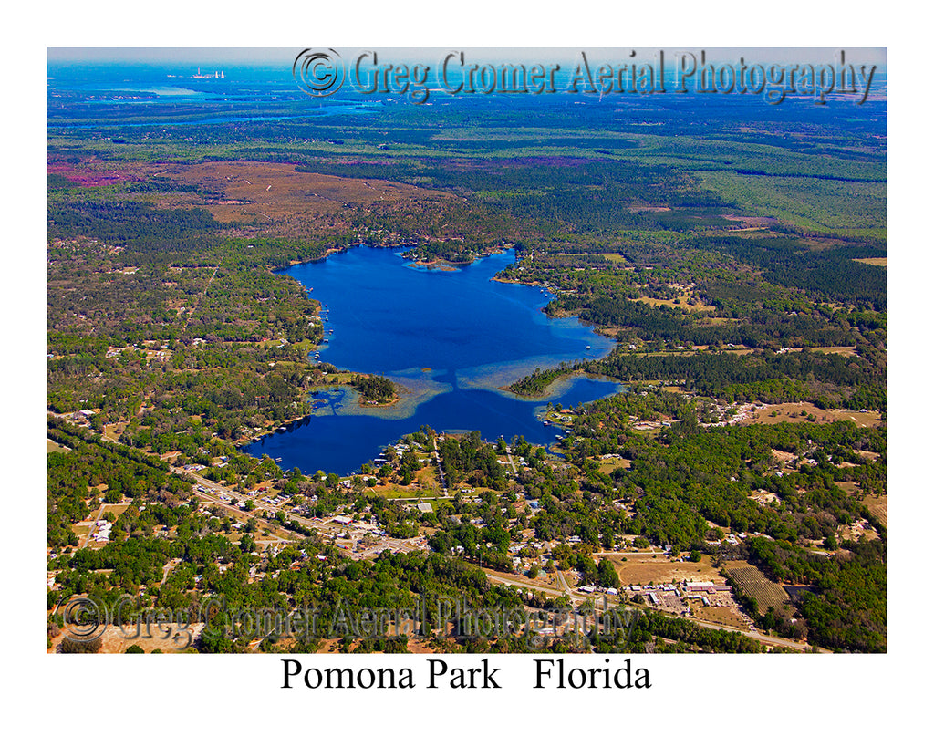 Aerial Photo of Pomona Park, Florida
