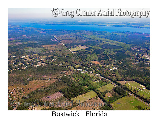 Aerial Photo of Bostwick, Florida