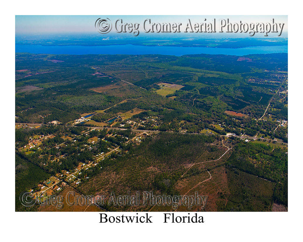 Aerial Photo of Bostwick, Florida