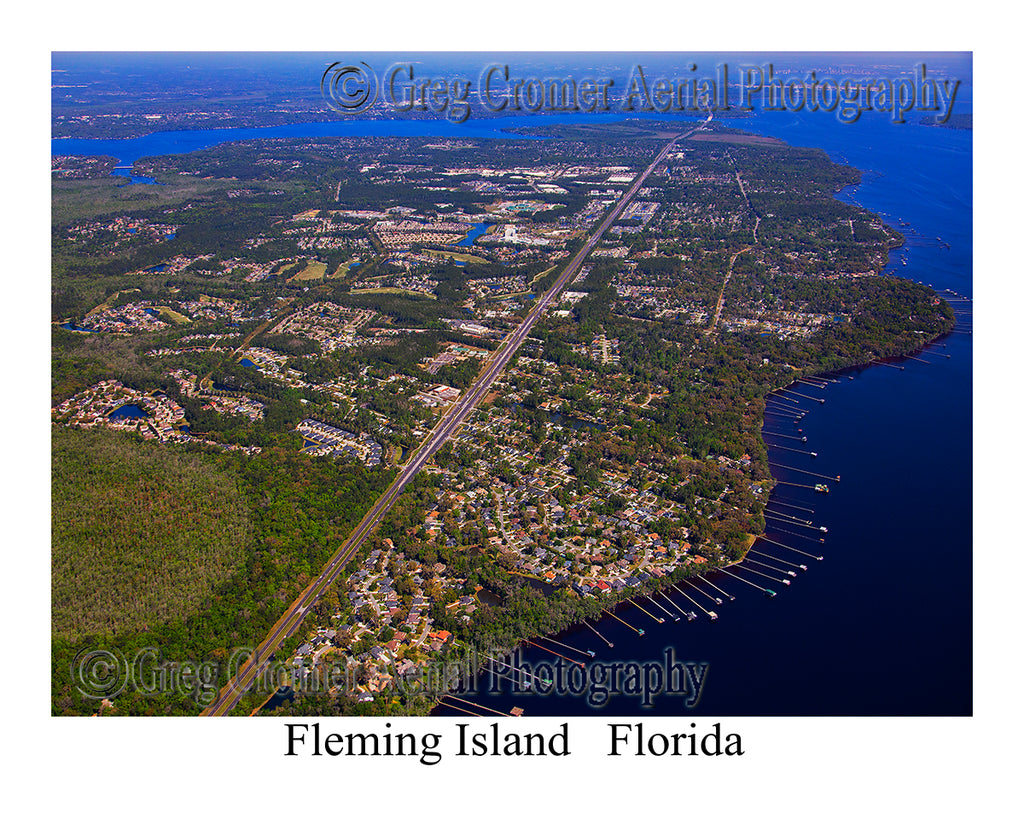 Aerial Photo of Fleming Island, Florida
