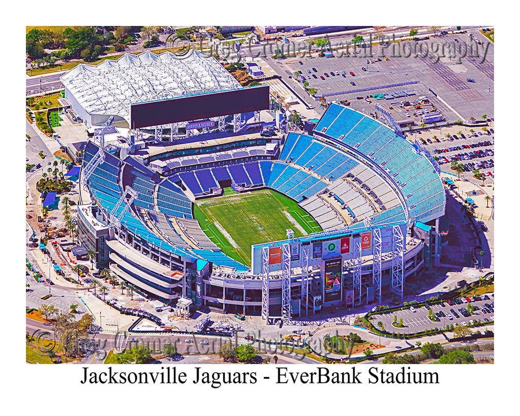 Aerial Photo of Jacksonville Jaguars - EverBank Stadium - Jacksonville, Florida