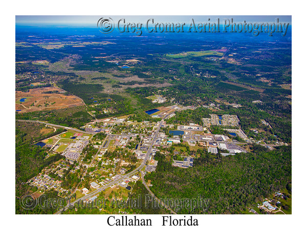 Aerial Photo of Callahan, Florida