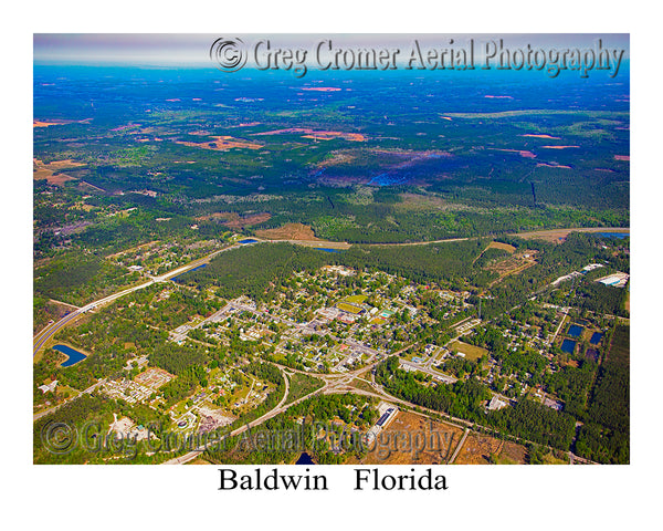 Aerial Photo of Baldwin, Florida