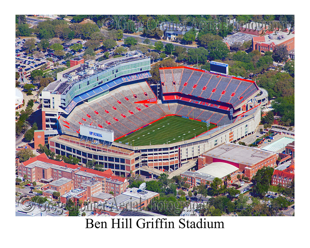 Aerial Photo of University of Florida Gators - Ben Hill Griffin Stadium - Gainesville, Florida