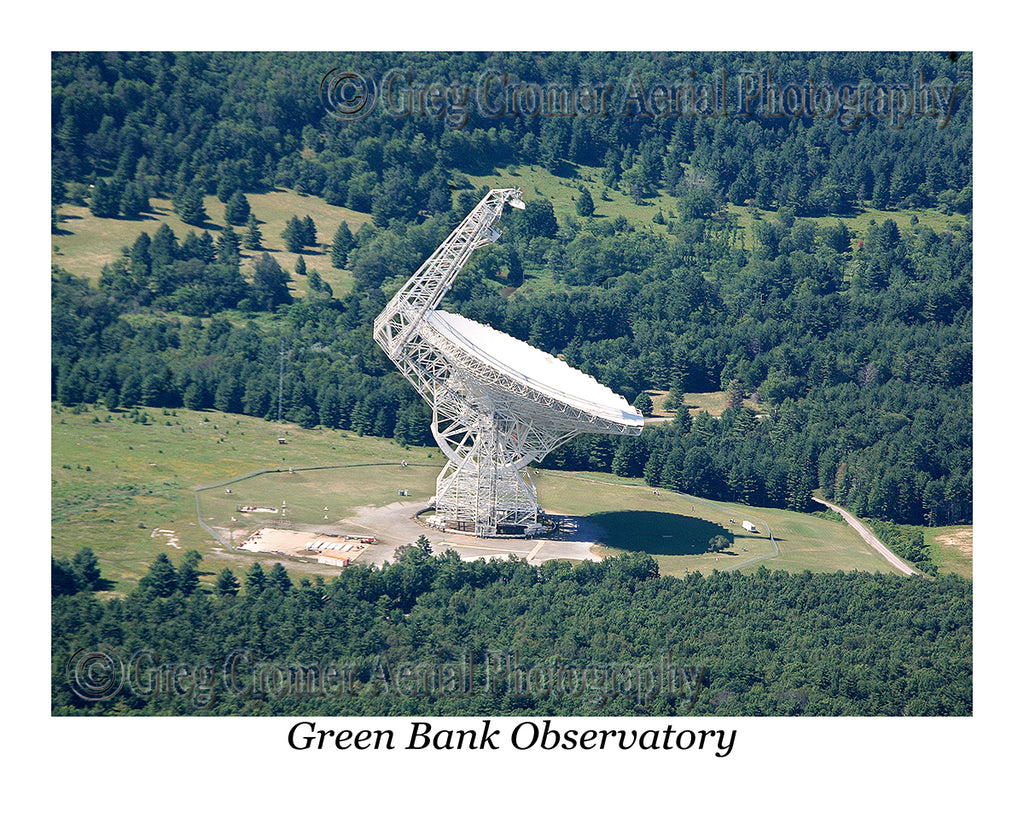 Aerial Photo of Green Bank Observatory - Green Bank, West Virginia