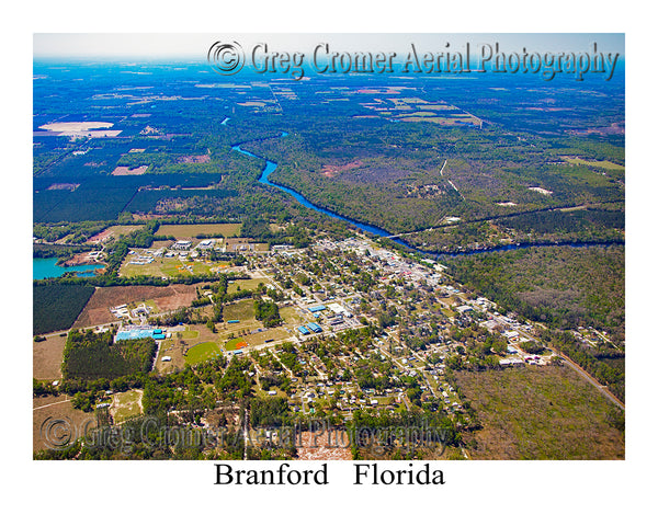 Aerial Photo of Branford, Florida