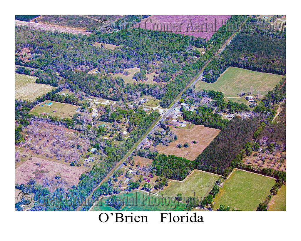 Aerial Photo of O'Brien, Florida