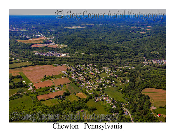 Aerial Photo of Chewton, Pennsylvania