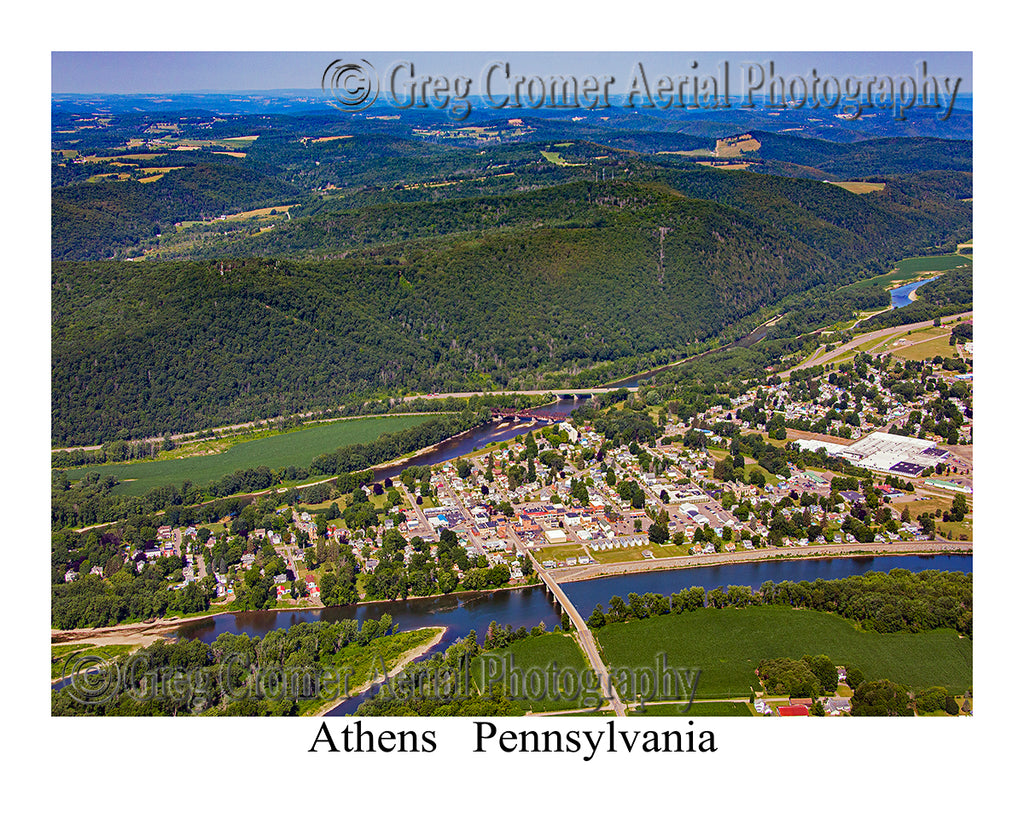 Aerial Photo of Athens, Pennsylvania