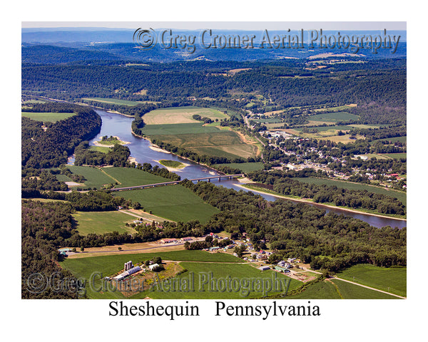 Aerial Photo of Sheshequin, Pennsylvania