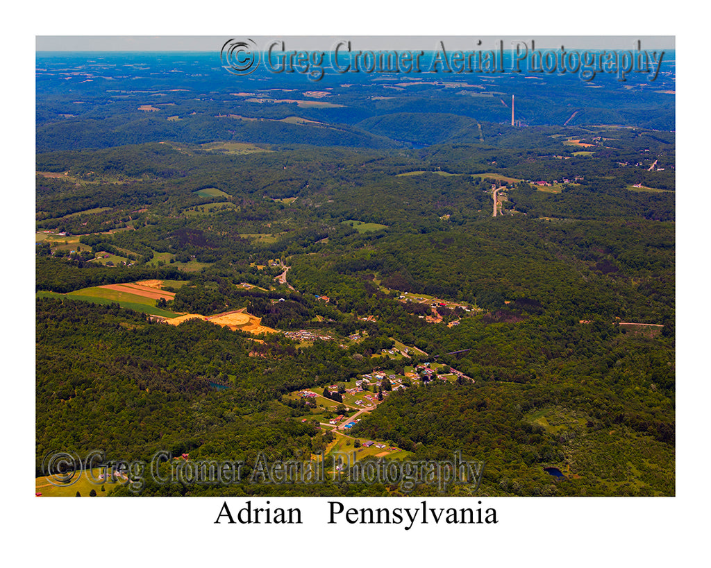 Aerial Photo of Adrian, Pennsylvania