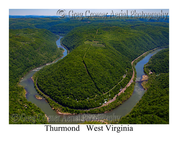 Aerial Photo of Thurmond, West Virginia