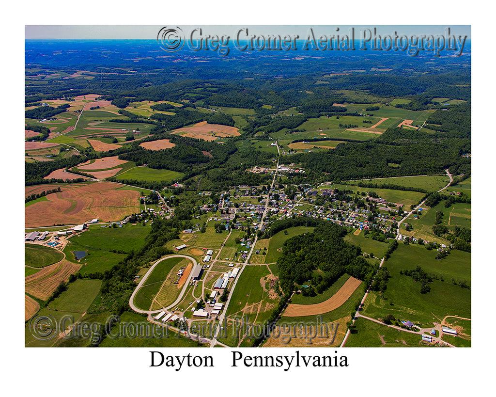 Aerial Photo of Dayton, Pennsylvania