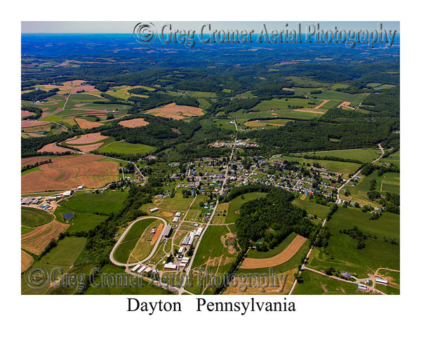 Aerial Photo of Dayton, Pennsylvania