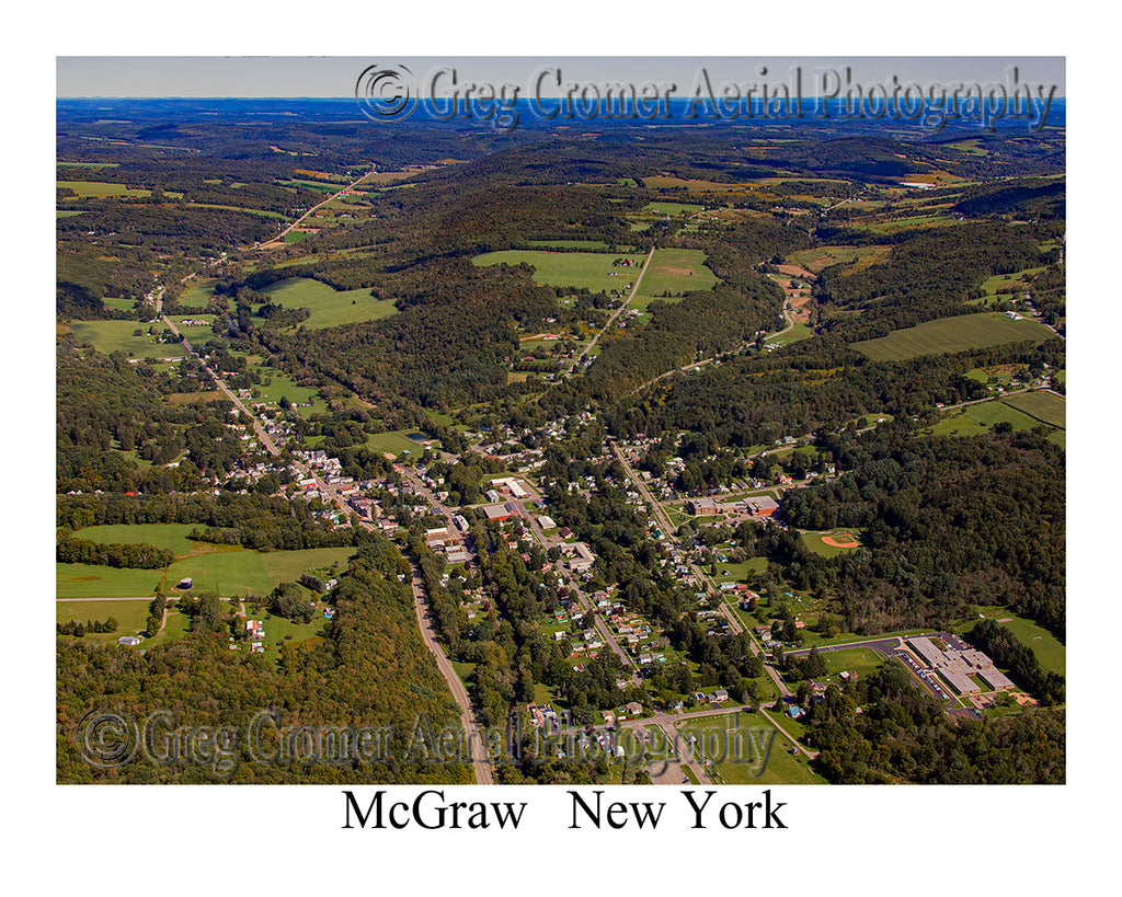 Aerial Photo of McGraw, New York