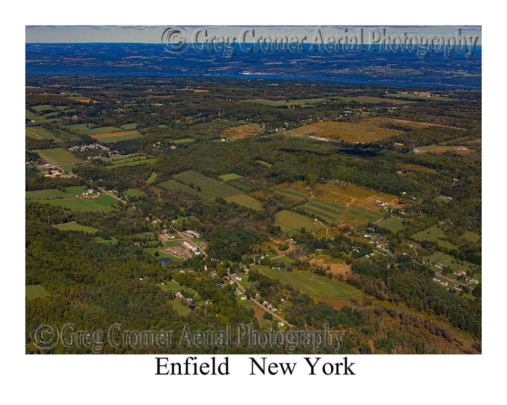 Aerial Photo of Enfield, New York