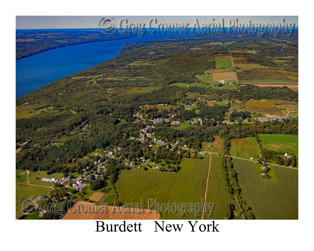 Aerial Photo of Burdett, New York