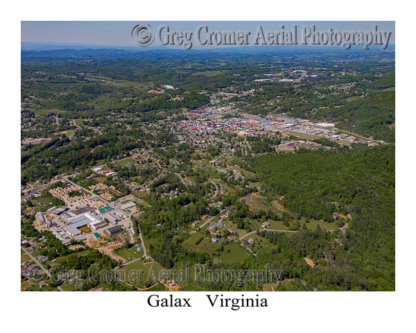 Copy of Aerial Photo of Galax, Virginia