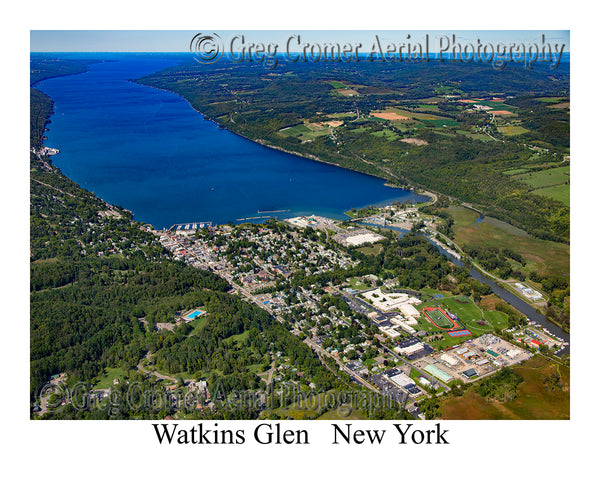 Aerial Photo of Watkins Glen, New York