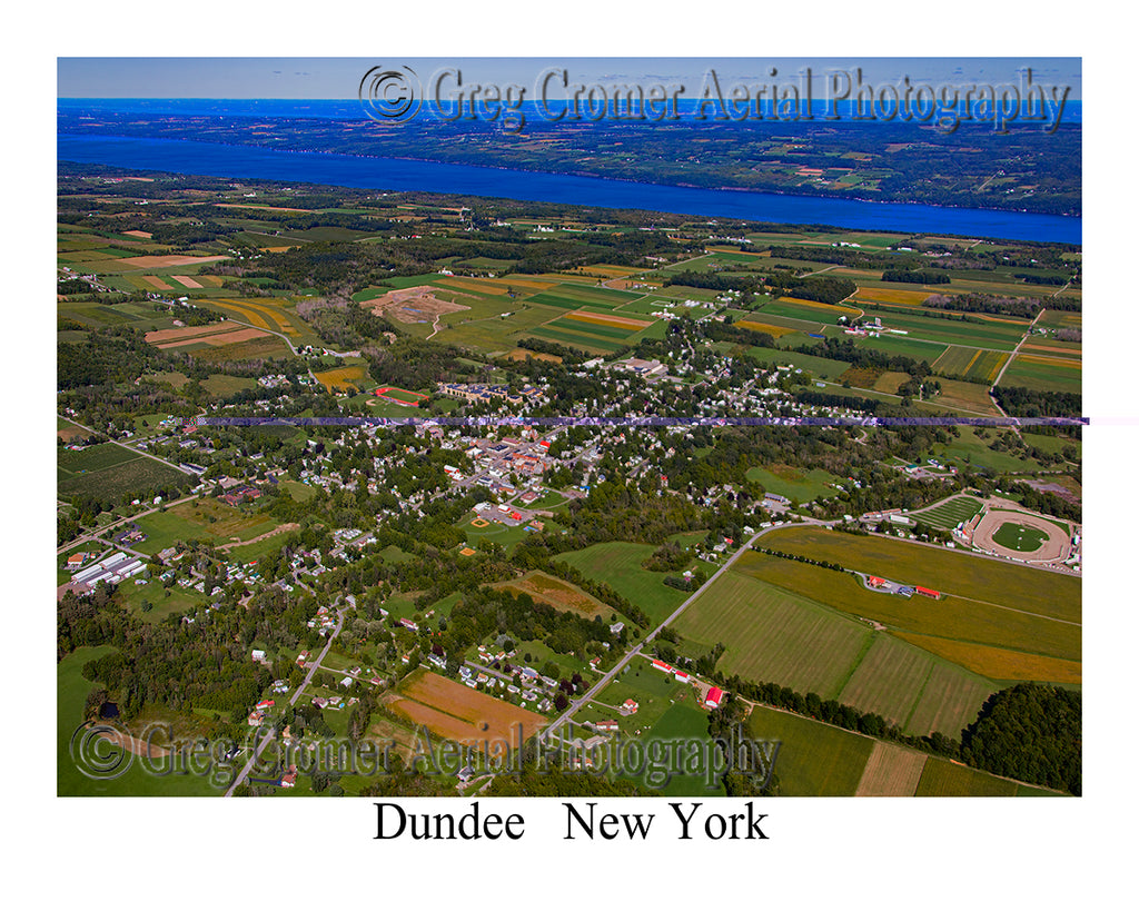 Aerial Photo of Dundee, New York