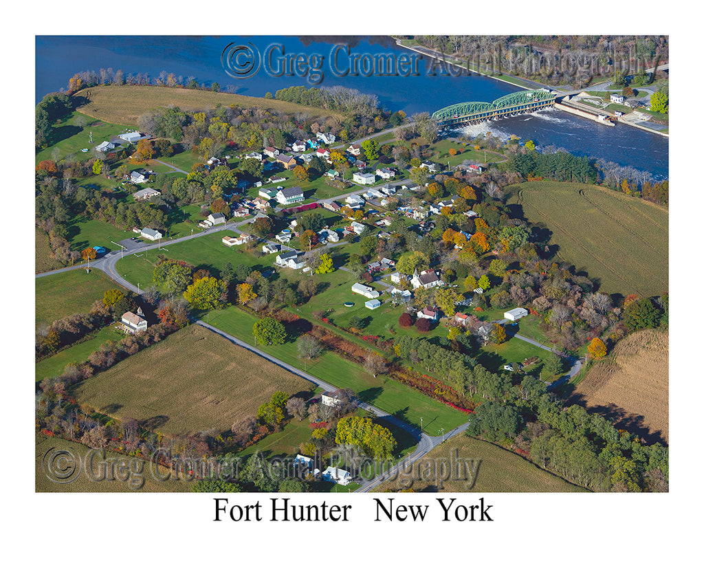 Aerial Photo of Fort Hunter, New York