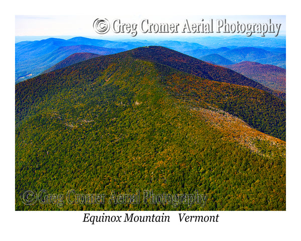 Aerial Photo of Equinox Mountain, Vermont