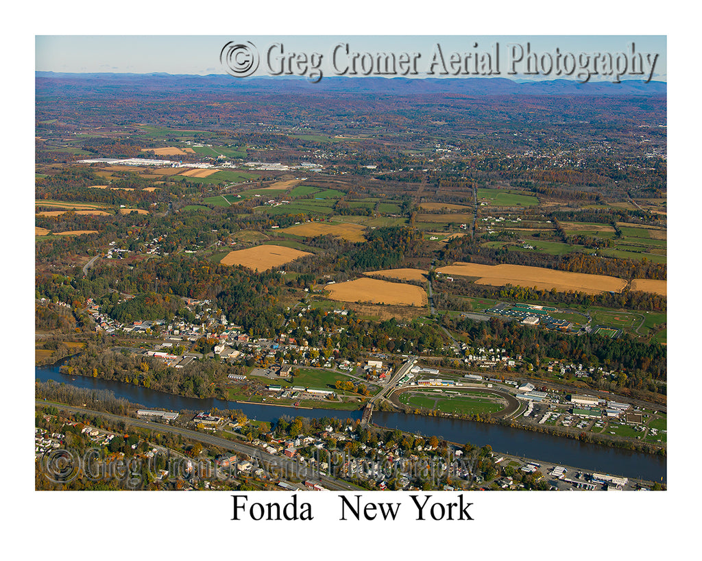 Aerial Photo of Fonda, New York