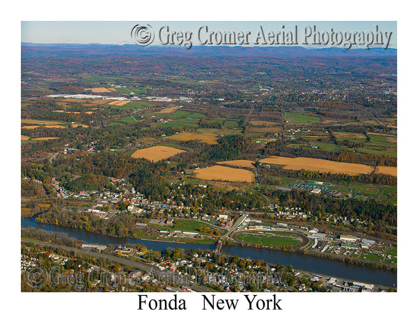 Aerial Photo of Fonda, New York