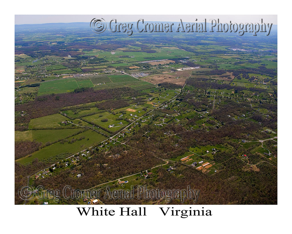 Aerial Photo of White Hall, (Frederick County) Virginia