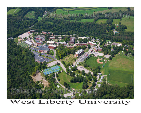 Aerial Photo of West Liberty University, WV
