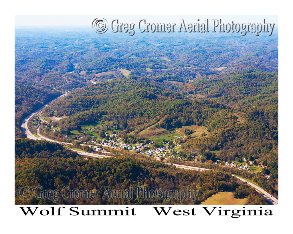 Aerial Photo of Wolf Summit, West Virginia