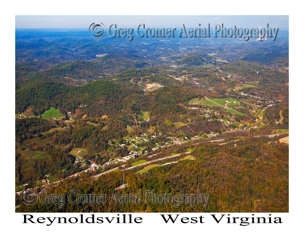 Aerial Photo of Reynoldsville, West Virginia