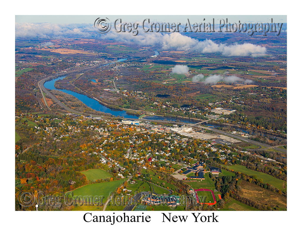 Aerial Photo of Canajoharie, New York