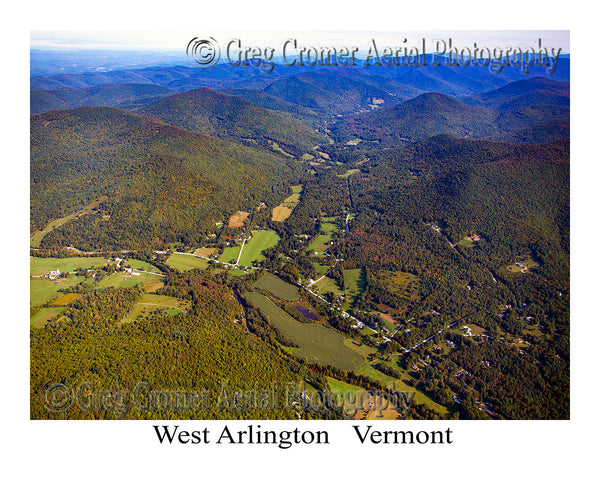 Aerial Photo of West Arlington, Vermont
