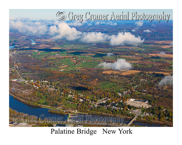 Aerial Photo of Palatine Bridge, New York