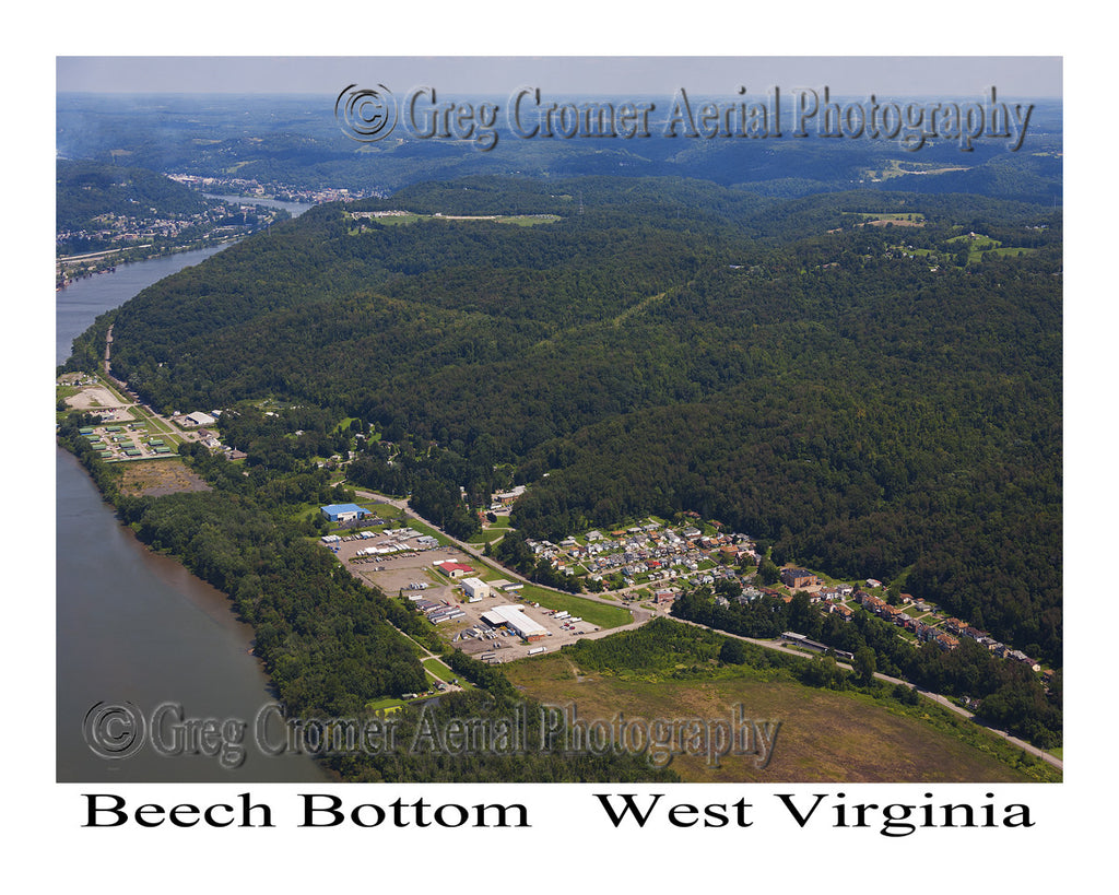 Aerial Photo of Beech Bottom, West Virginia