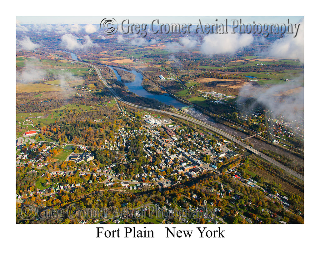 Aerial Photo of Fort Plain, New York