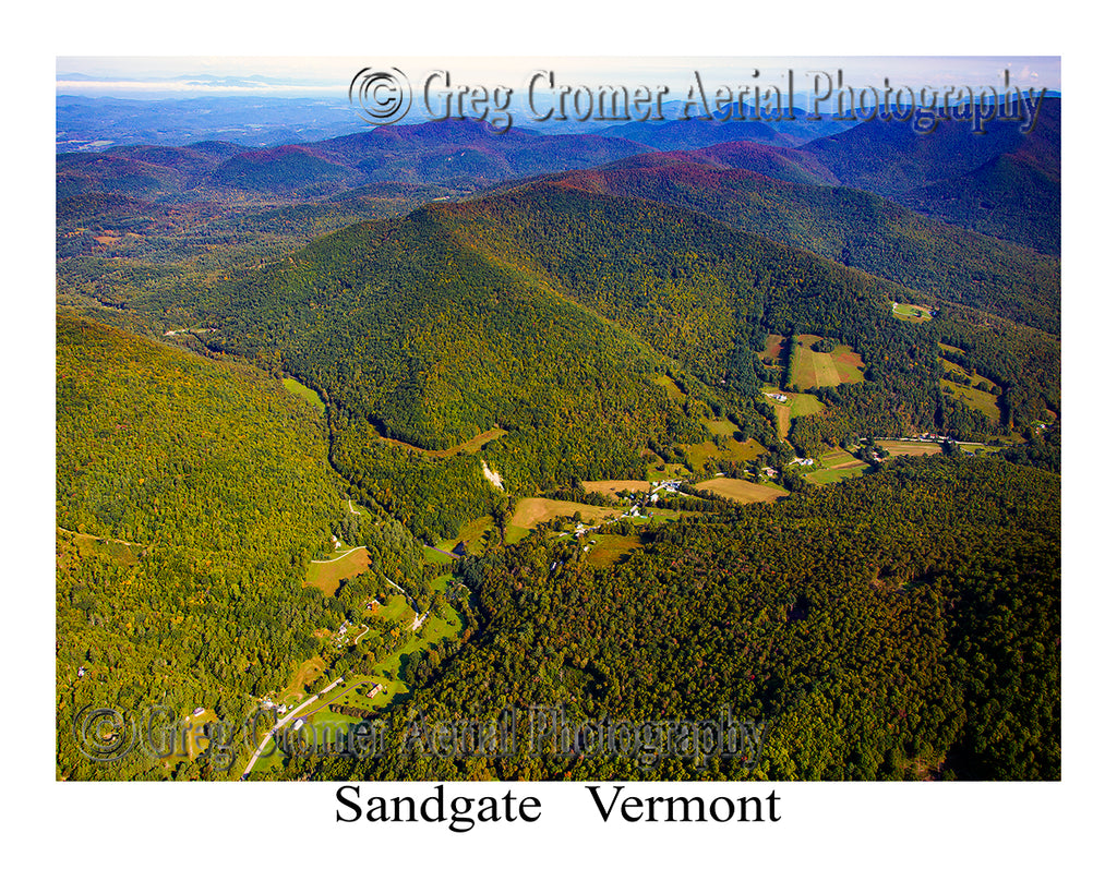 Aerial Photo of Sandgate, Vermont