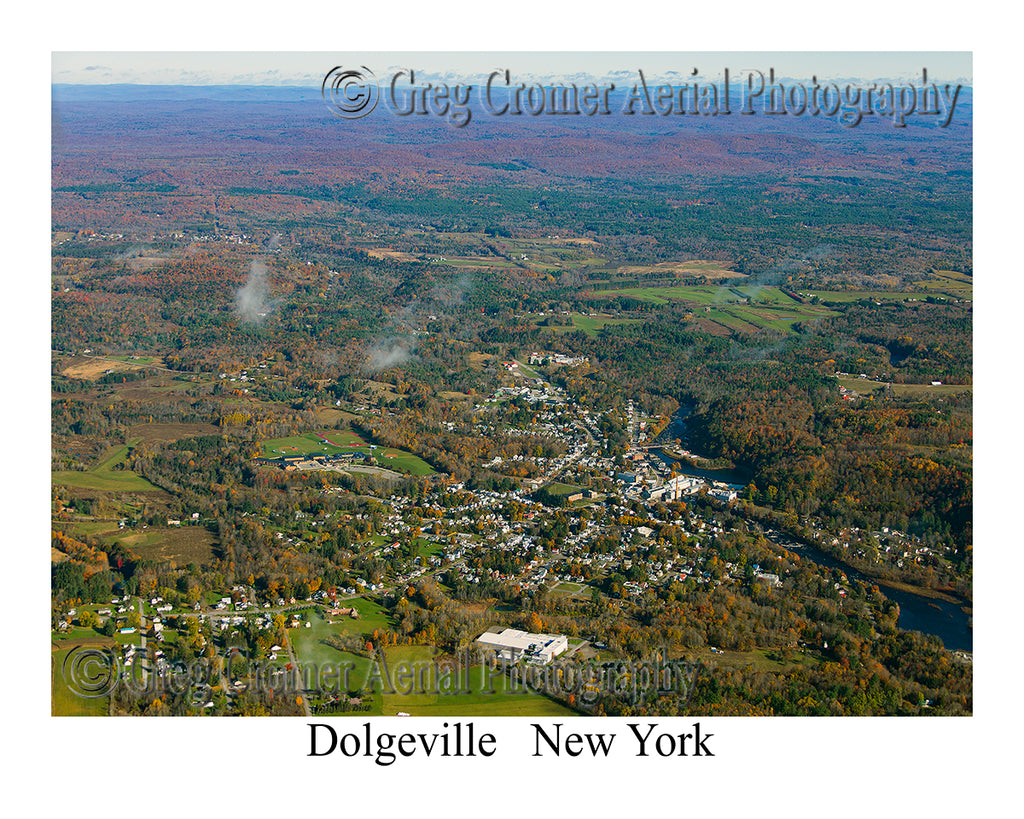 Aerial Photo of Dolgeville, New York