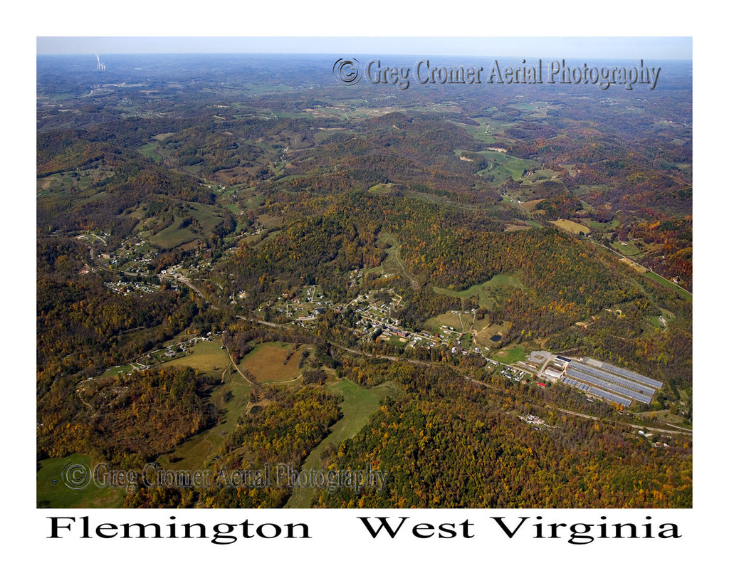 Aerial Photo of Flemington, West Virginia