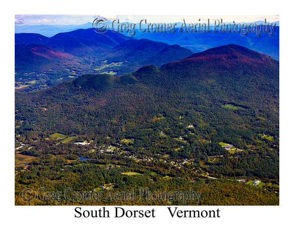 Aerial Photo of South Dorset, Vermont