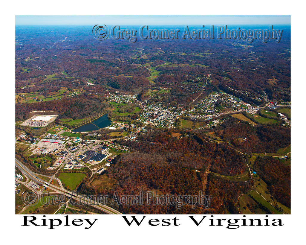 Aerial Photo of Ripley, West Virginia