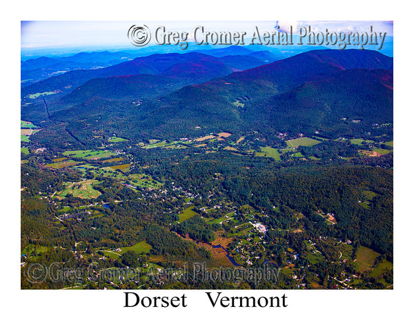 Aerial Photo of Dorset, Vermont