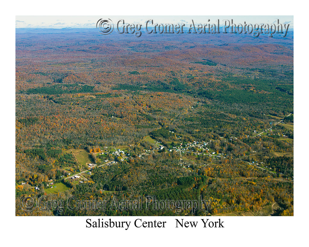 Aerial Photo of Salisbury Center, New York